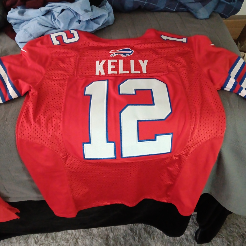 Red Football Jersey with Number 12